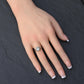 Art Deco .65ct Engagement Diamond Ring 18K White Gold IGI Certified Size 6.25