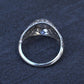 GIA Certified 0.66ct Old European Cut Diamond Art Deco Platinum Engagement Ring