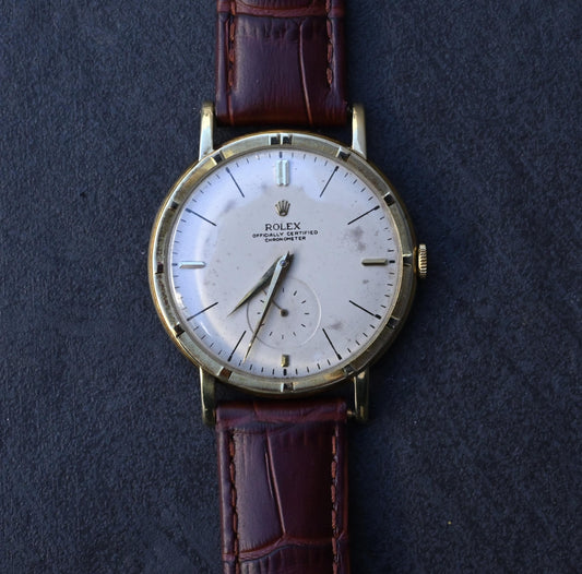 Rare Rolex Ref. 4325 Solid 14K Gold Men's Watch - 35mm - Recently Serviced