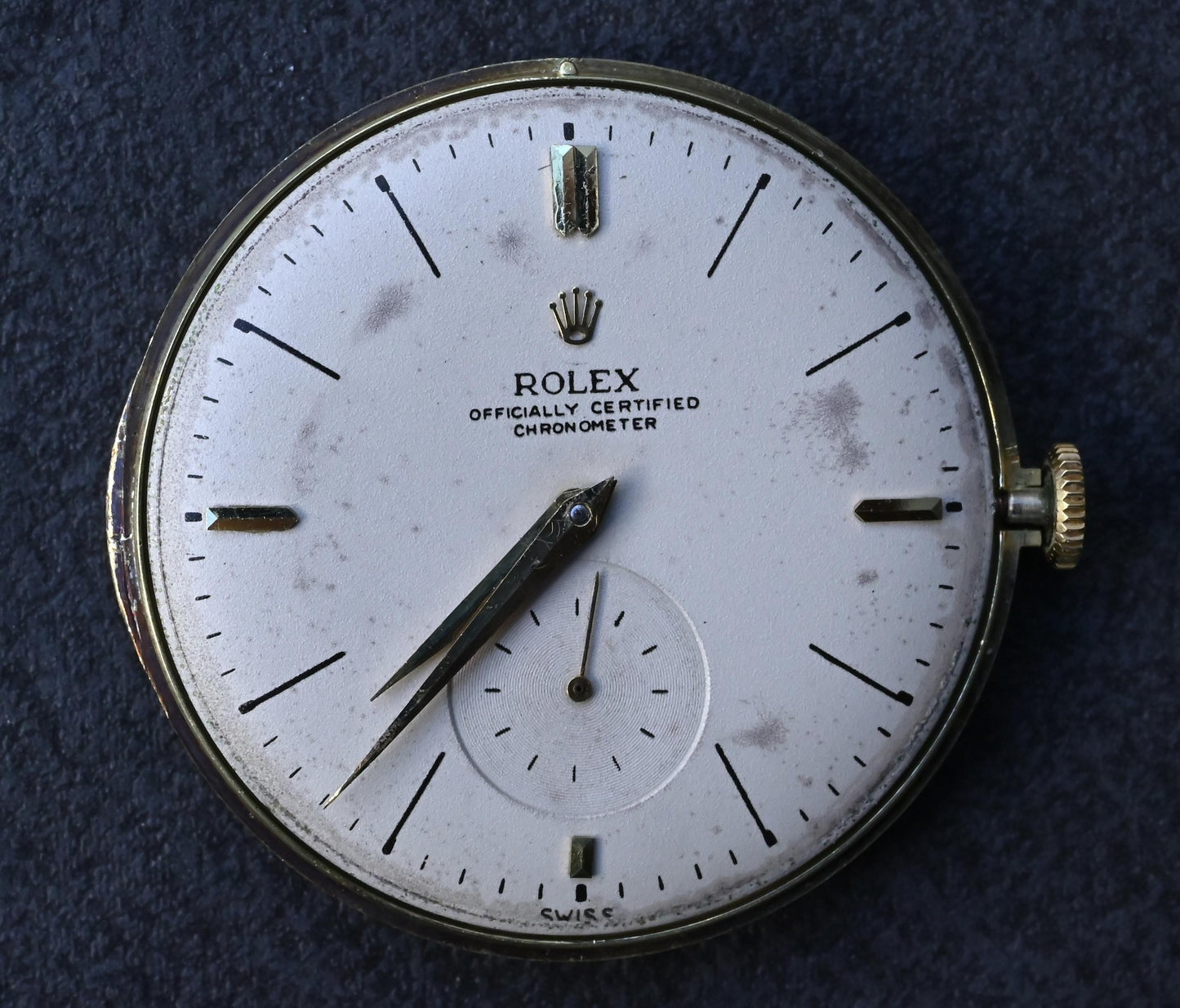 Rare Rolex Ref. 4325 Solid 14K Gold Men's Watch - 35mm - Recently Serviced
