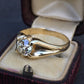 GIA Certified Art Deco Period 1.70 Carat Old Euro Solitaire Engagement Ring VS1