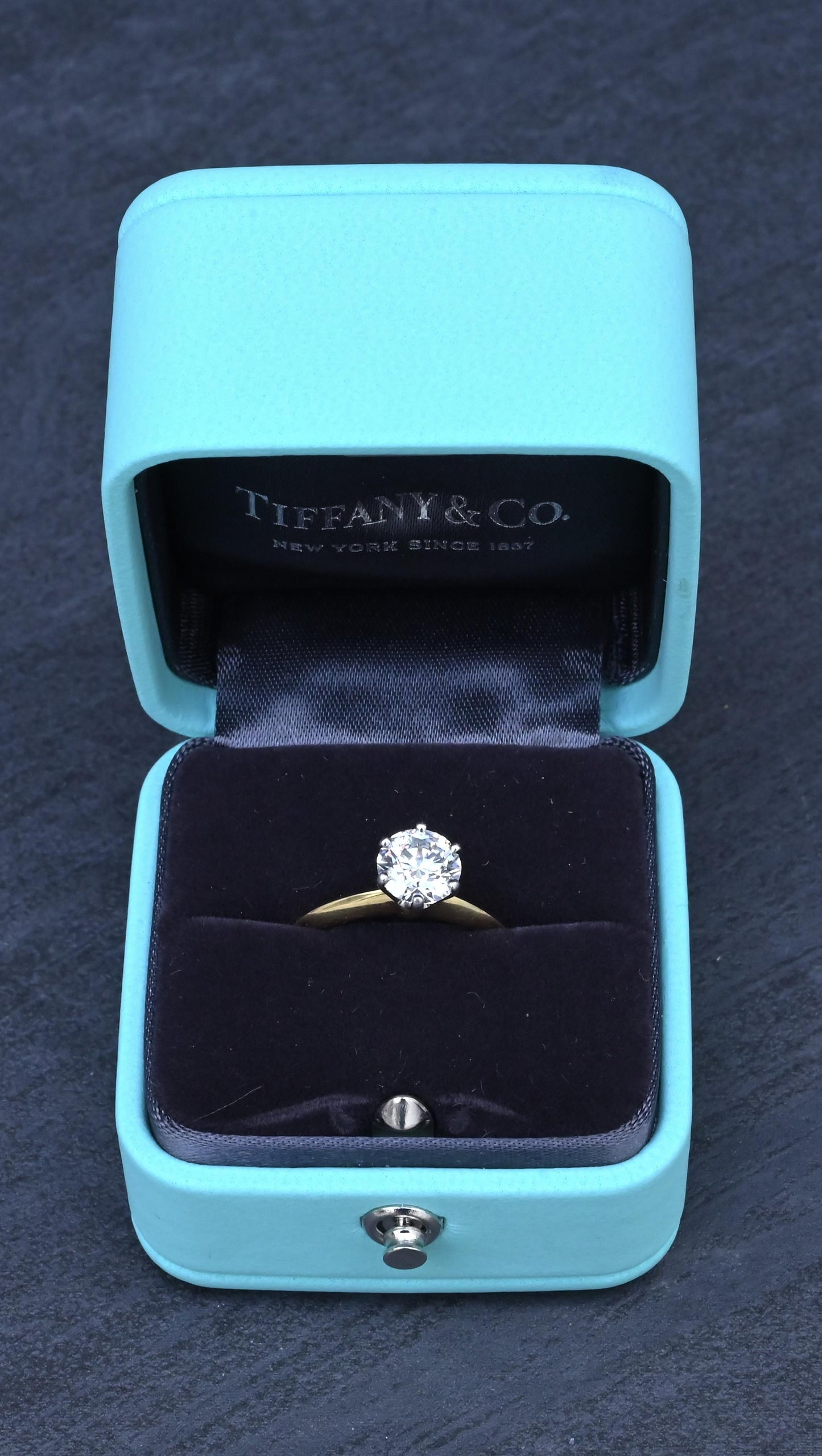 Tiffany & Co. 1.23ct Round Brilliant Diamond Engagement Ring VS1 With Paperwork