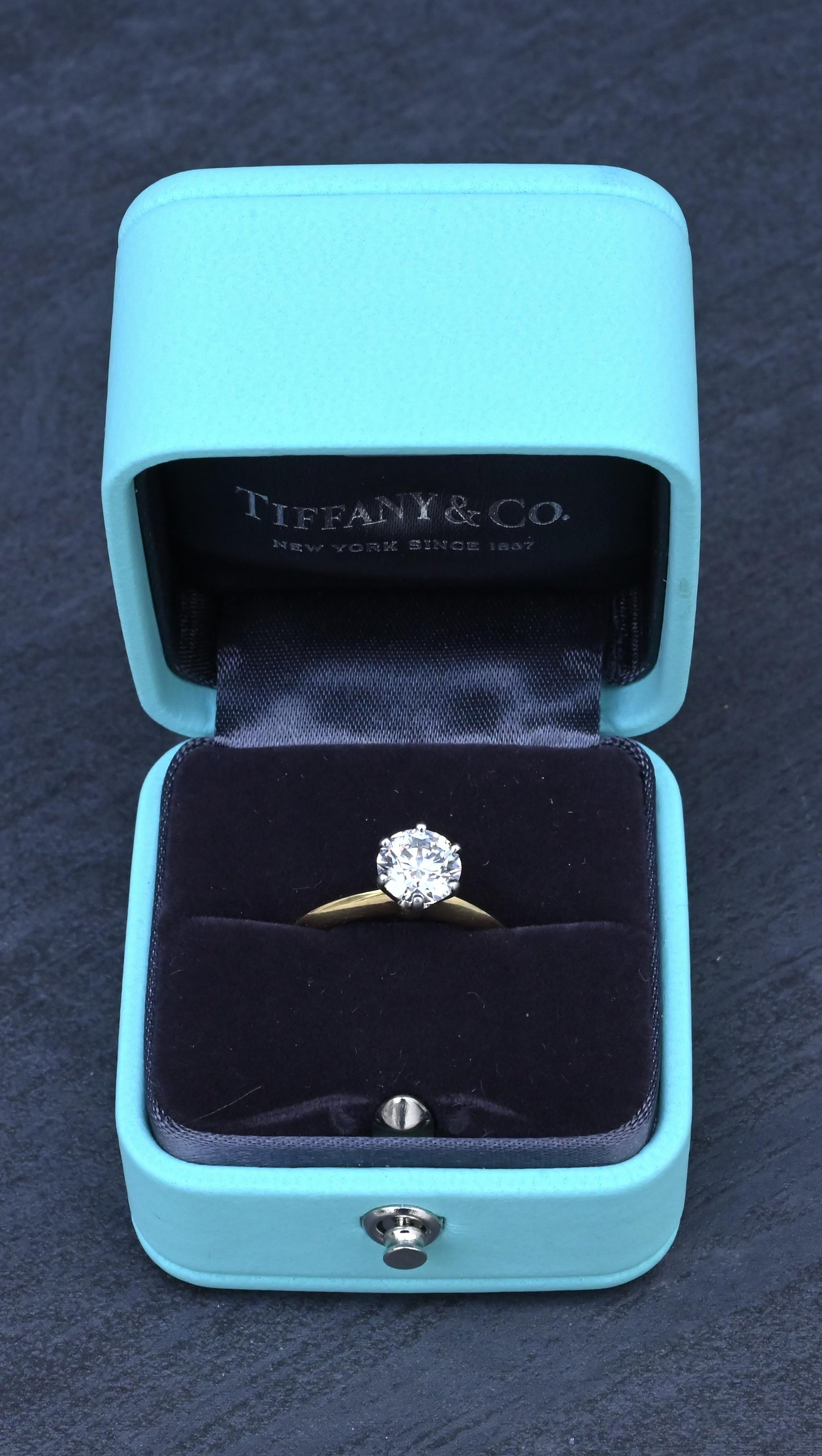 Tiffany & Co. 1.23ct Round Brilliant Diamond Engagement Ring VS1 With Paperwork