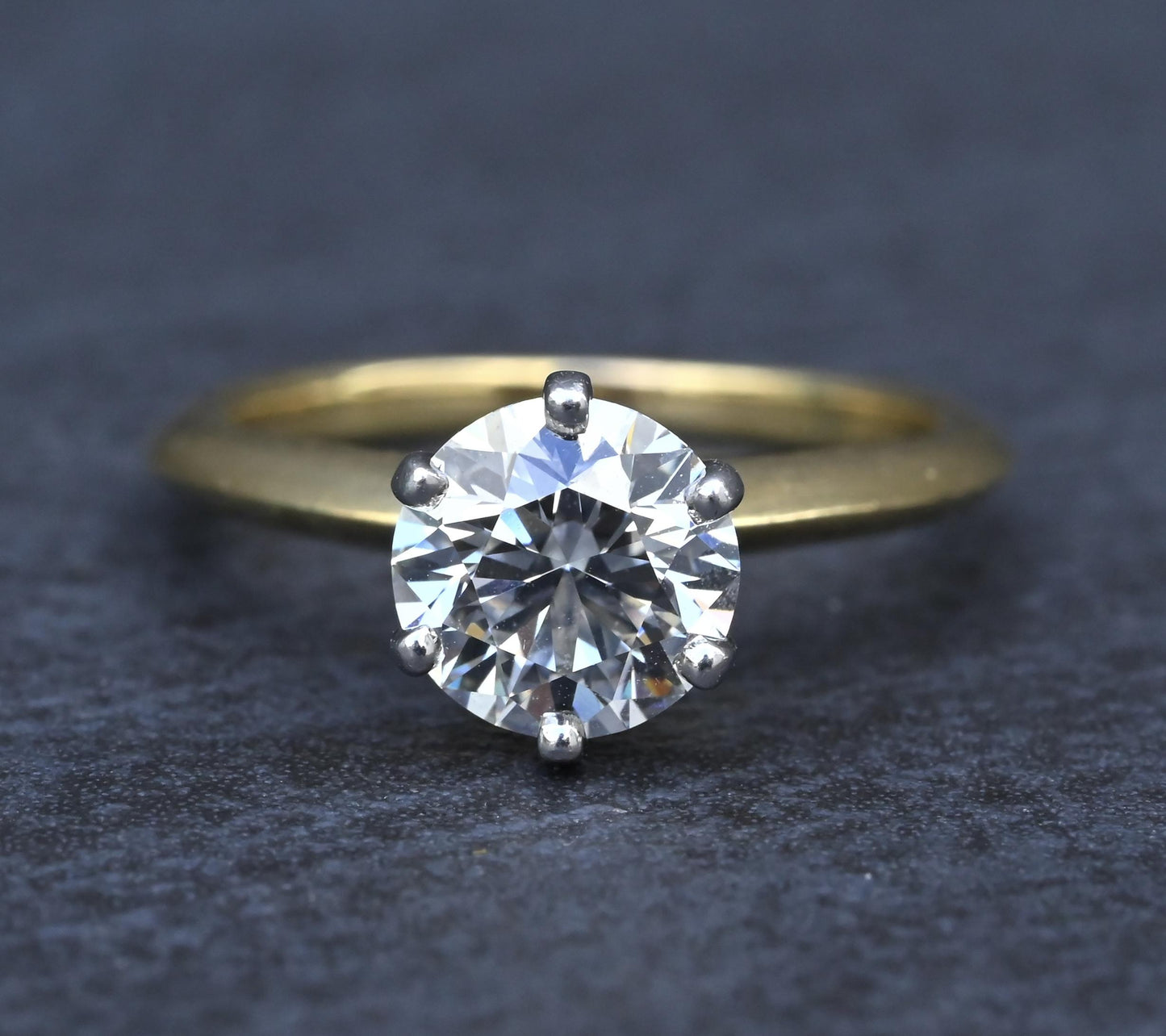 Tiffany & Co. 1.23ct Round Brilliant Diamond Engagement Ring VS1 With Paperwork