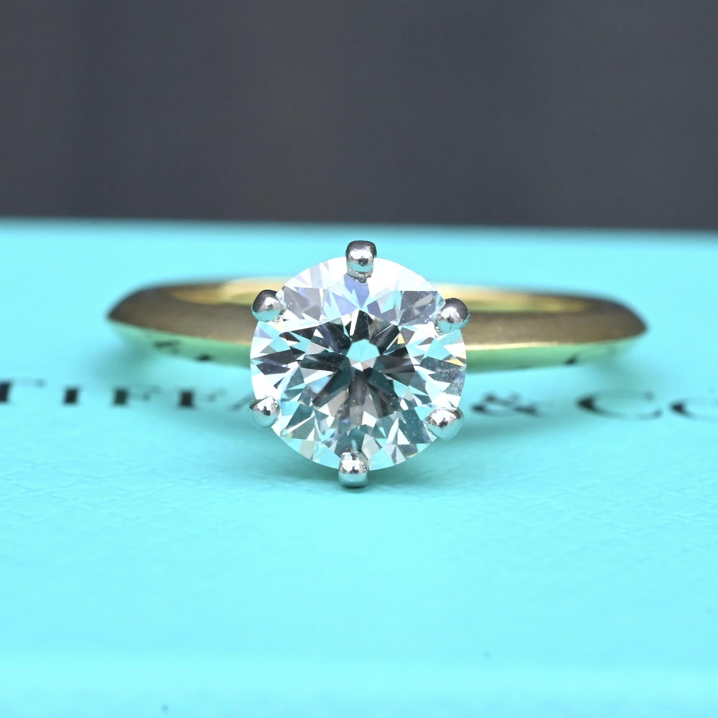 Tiffany & Co. 1.23ct Round Brilliant Diamond Engagement Ring VS1 With Paperwork