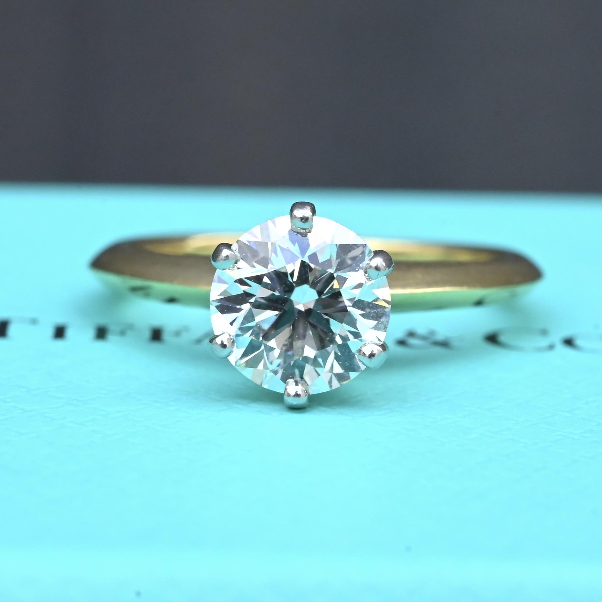 Tiffany & Co. 1.23ct Round Brilliant Diamond Engagement Ring VS1 With Paperwork