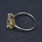 GIA 2.50 Ct L VVS2 Emerald Cut Diamond Three Stone Ring Platinum 18K Gold 6.5