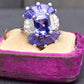GIA Certified Platinum Art Deco Style Color-Changing Sapphire No Heat Sri Lanka