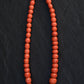 Fantastic Antique Coral Necklace Diamond Etched 101 Grams With Cameo