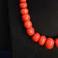 Fantastic Antique Coral Necklace Diamond Etched 101 Grams With Cameo