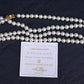 Super Rare Mikimoto Natural Cultured Pearls 55.41 Grams With Certificate