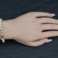 Mikimoto 18K Yellow Gold Akoya Pearl Bracelet Full Set– 6.5mm Pearls, 7 1/2”