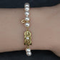 Mikimoto 18K Yellow Gold Akoya Pearl Bracelet Full Set– 6.5mm Pearls, 7 1/2”