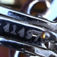 Carrera y Carrera 18K Gold Pave Diamond Textured Hoop Earrings Vintage