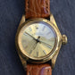 Vintage Ladies Rolex Oyster Perpetual 26mm 18k Yellow Gold Ref. 6718