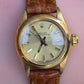 Vintage Ladies Rolex Oyster Perpetual 26mm 18k Yellow Gold Ref. 6718