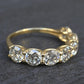 IGI Certified 3.30 CTW 7 Natural Diamond Wedding Band 14K Yellow Gold Size 6.5
