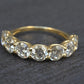 IGI Certified 3.30 CTW 7 Natural Diamond Wedding Band 14K Yellow Gold Size 6.5