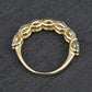 IGI Certified 3.30 CTW 7 Natural Diamond Wedding Band 14K Yellow Gold Size 6.5