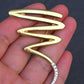 Tiffany & Co. Paloma Picasso Large Zig Zag Brooch 18K Gold Platinum Diamonds