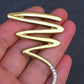 Tiffany & Co. Paloma Picasso Large Zig Zag Brooch 18K Gold Platinum Diamonds
