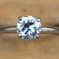 IGI Certified 0.90 CT Natural Diamond Solitaire Engagement Ring 14K Gold Size 9