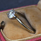 IGI Certified 0.90 CT Natural Diamond Solitaire Engagement Ring 14K Gold Size 9
