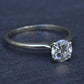 IGI Certified 0.90 CT Natural Diamond Solitaire Engagement Ring 14K Gold Size 9