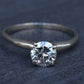 IGI Certified 0.90 CT Natural Diamond Solitaire Engagement Ring 14K Gold Size 9