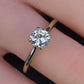 IGI Certified 0.90 CT Natural Diamond Solitaire Engagement Ring 14K Gold Size 9