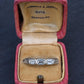 IGI Certified 1.35 CTW Emerald Cut Diamond 5-Stone Band Platinum Ring Size 9