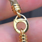 Gianni Bulgari Enigma 18K Gold Diamond Ruby Braided Necklace 2.75 TCW IGI Cert.