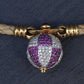 Gianni Bulgari Enigma 18K Gold Diamond Ruby Braided Necklace 2.75 TCW IGI Cert.