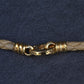 Gianni Bulgari Enigma 18K Gold Diamond Ruby Braided Necklace 2.75 TCW IGI Cert.