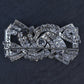 Antique Art Deco 8ctw Old European Diamond Platinum Brooch Pin IGI Certified