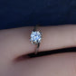 Elegant 18K White Gold IGI-Certified Diamond Ring – 0.75ct VS Clarity GH Color