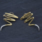 Tiffany & Co. Paloma Picasso 18K YG & Platinum Diamond Zig Zag Earrings 16.80 Gr