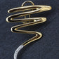 Tiffany & Co. Paloma Picasso 18K YG & Platinum Diamond Zig Zag Earrings 16.80 Gr