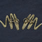 Tiffany & Co. Paloma Picasso 18K YG & Platinum Diamond Zig Zag Earrings 16.80 Gr
