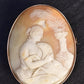 Exceptional Quality 14K Yellow Gold Cameo Brooch With Superb Carving