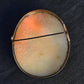 Exceptional Quality 14K Yellow Gold Cameo Brooch With Superb Carving