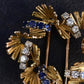 Exceptional H Stern 18K Diamond & Sapphire Brooch