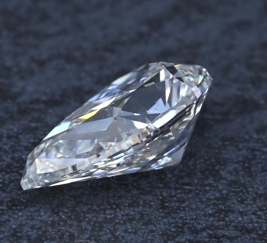 GIA Certified 1.67 Ct Pear Shape Natural Loose Diamond - I Color SI2 Clarity