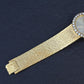 Piaget 18K Yellow Gold Factory Diamond Bezel & Dial Oval Vintage Watch 65.55 Gr.
