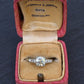 Art Deco 1.37 CTW Old Euro Diamond Engagement Ring 14K White Gold With IGI Cert.