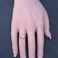 Art Deco 1.37 CTW Old Euro Diamond Engagement Ring 14K White Gold With IGI Cert.