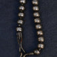 Vintage Navajo Sterling Silver Naja Necklace with Turquoise – 80.28g