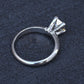 0.82 CT Princess Cut Diamond Solitaire Engagement Ring in Platinum – EGL Cert.