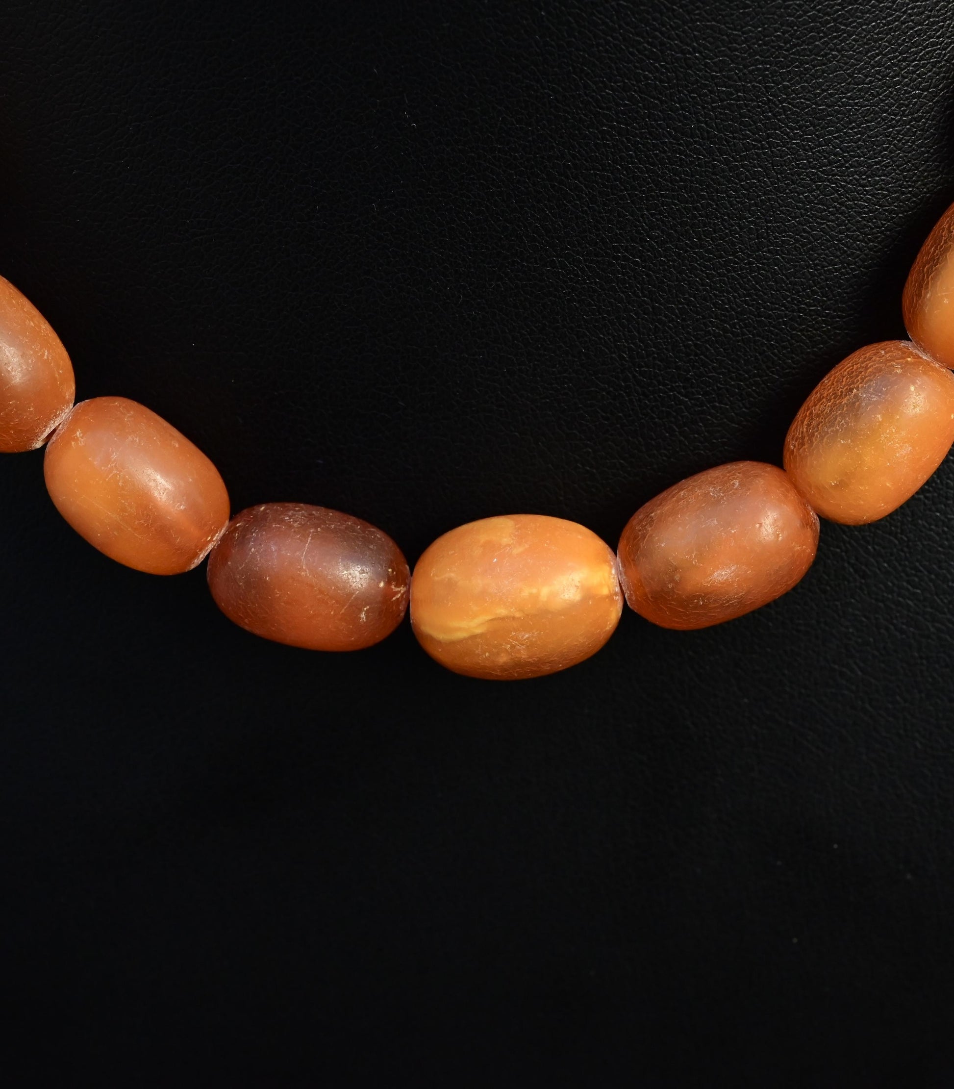 Vintage Baltic Amber Bead Necklace – 16.5”, Graduated Tones 33.52 Grams