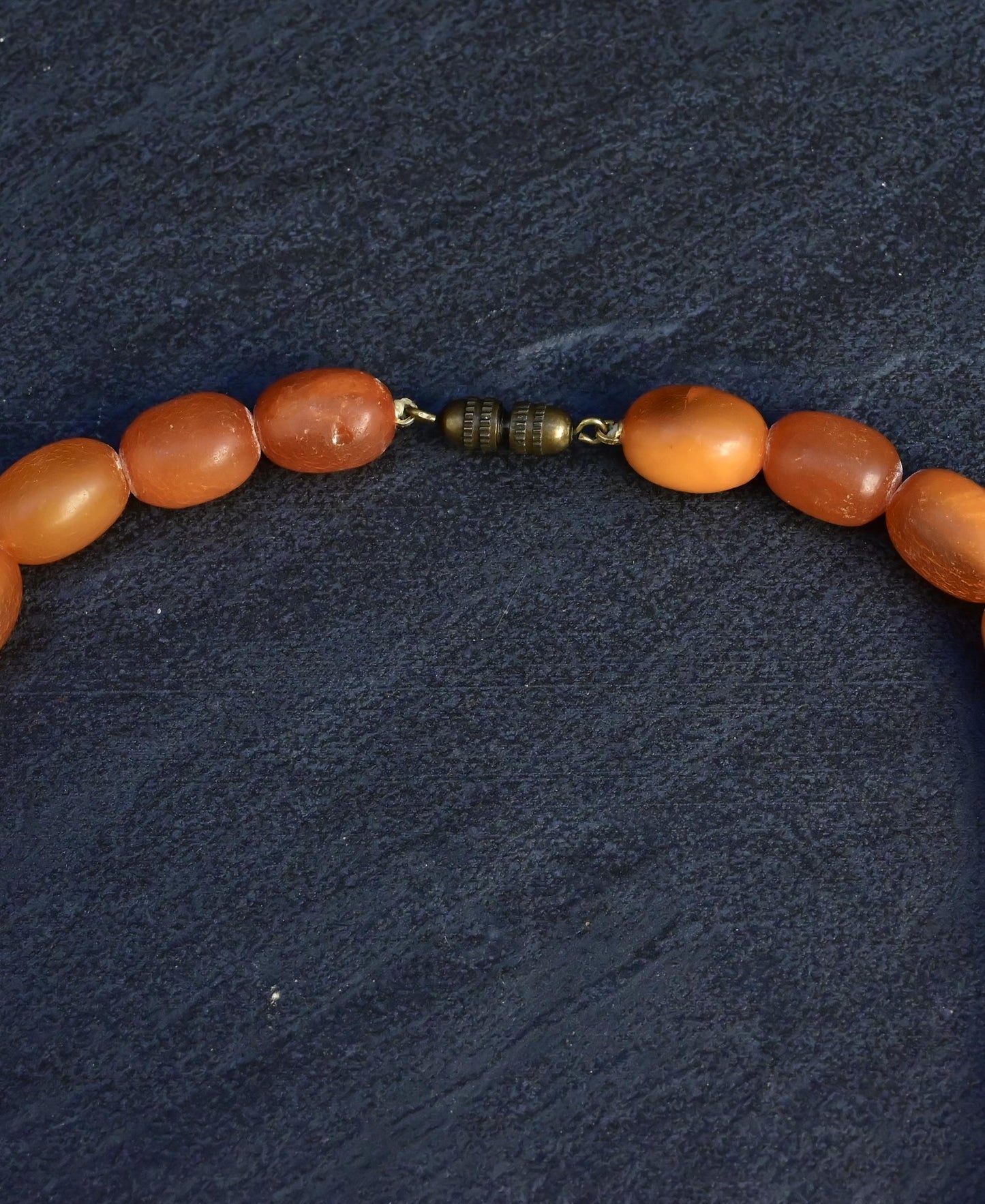 Vintage Baltic Amber Bead Necklace – 16.5”, Graduated Tones 33.52 Grams